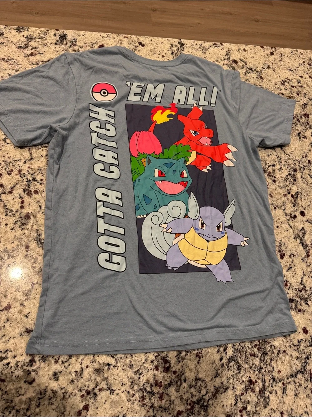 Pokemon Gray 'Gotta Catch 'Em All' Graphic Tee